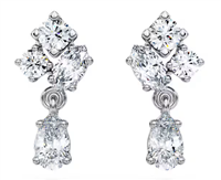 Orecchini Swarovski Donna in Oro bianco Diamante Lab Grown 0.75 Ct 5688874 - 5688874